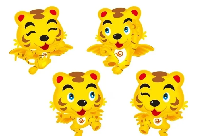 老虎图片cdr矢量模版下载