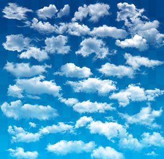 云朵 分层素材图片