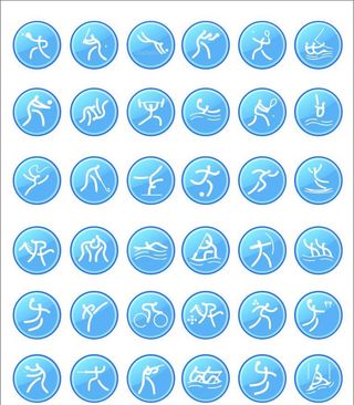 运动项目图标图片