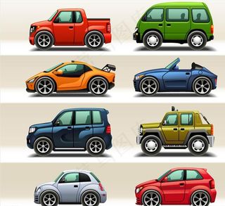 卡通汽车图片