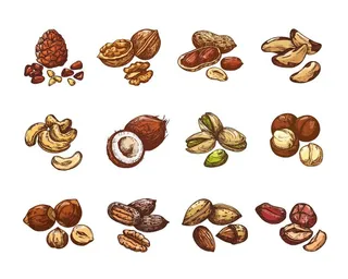 坚果图片