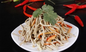 凉拌豆腐丝图片