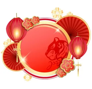 春节新春国潮古风边框图片