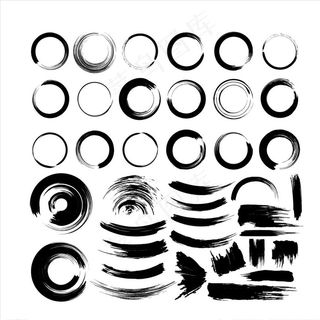 笔刷 矢量笔刷素材 毛笔笔刷图片