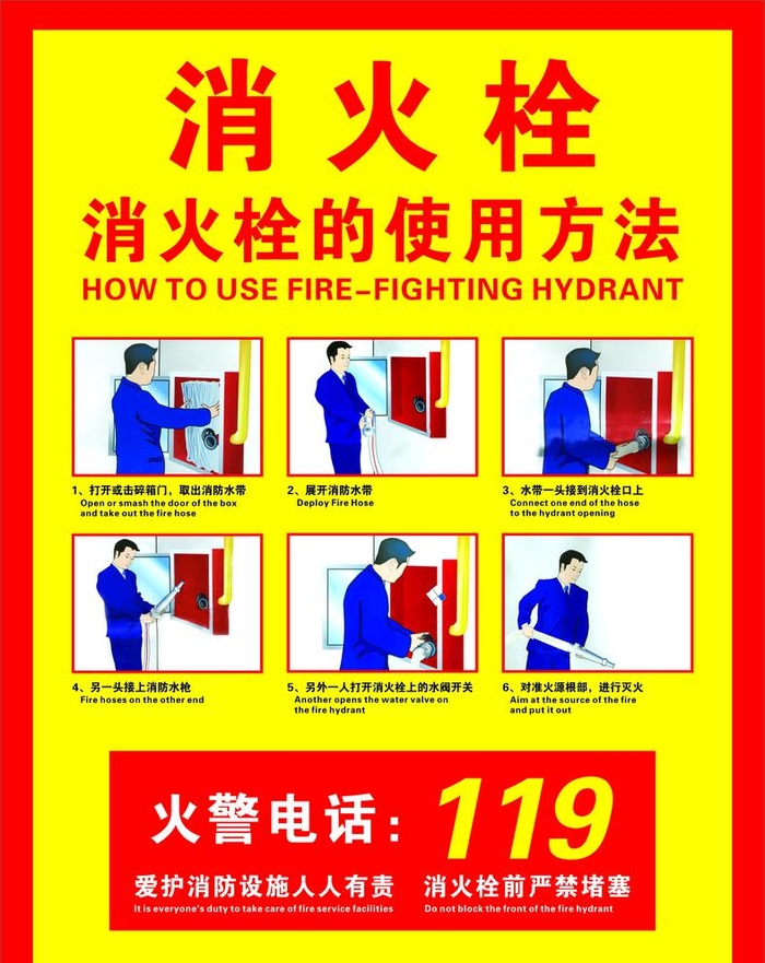 消火栓图片cdr矢量模版下载