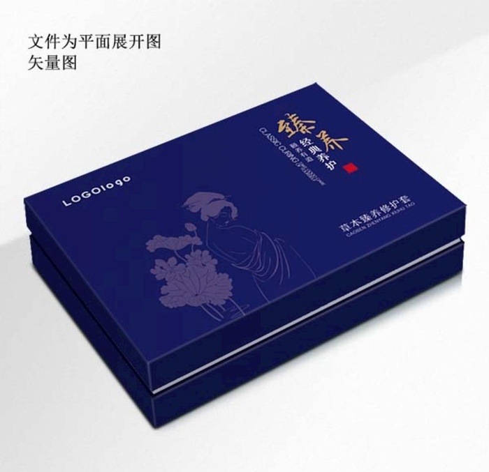 美容养生套盒包装盒化妆品包设计图片