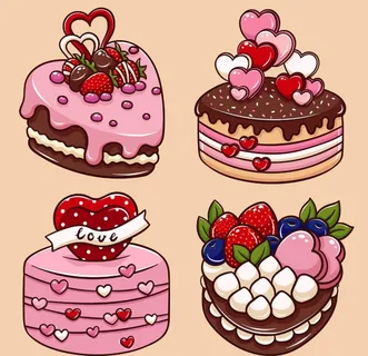 卡通蛋糕图片