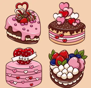 卡通蛋糕图片