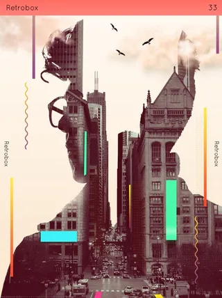 双重曝光人物创意艺术海报图片