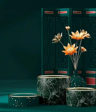 几何场景空间图片