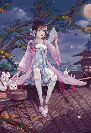 中秋插画  图片