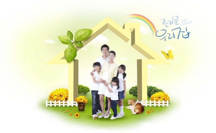 幸福家庭图片