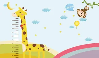 插画卡通墙贴墙画壁画背景素材图片