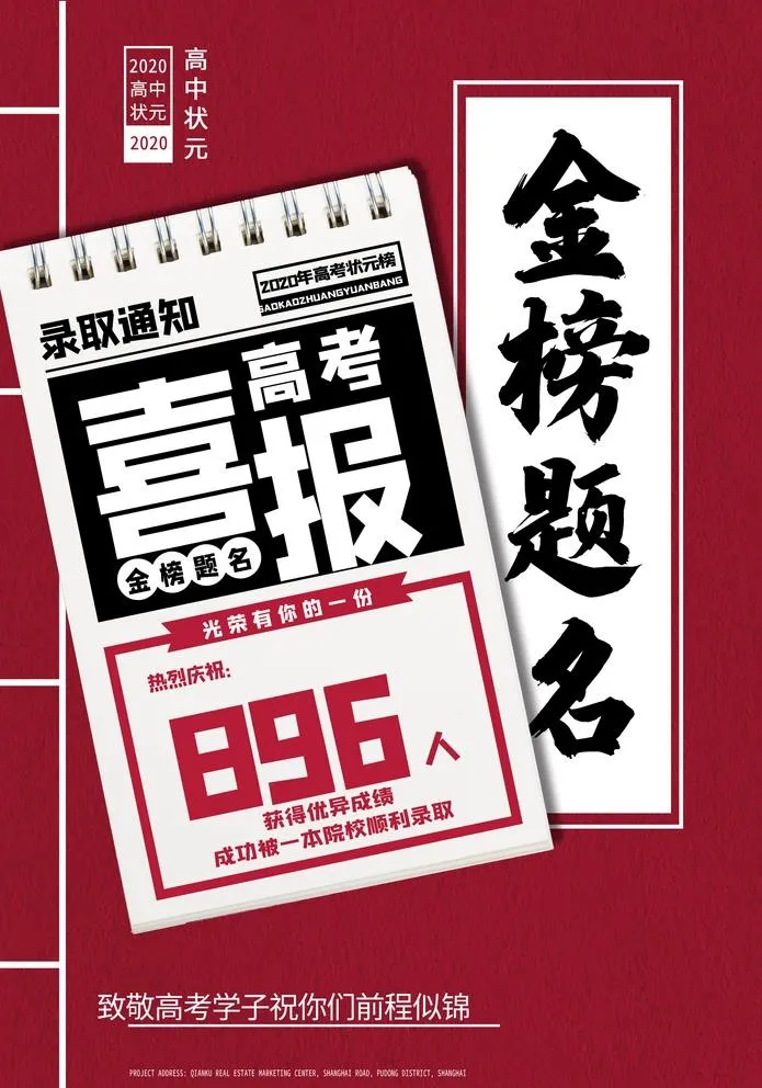 高考喜报图片