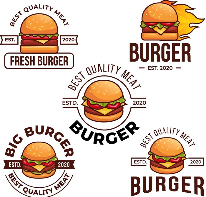 汉堡图标logo图片