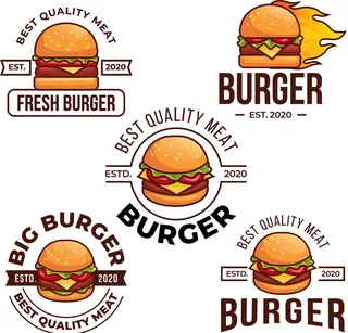 汉堡图标logo图片