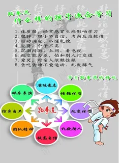 跆拳道海报图片