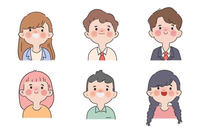 卡通人物插画图片