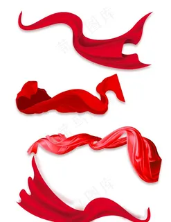 丝带红色飘带图片