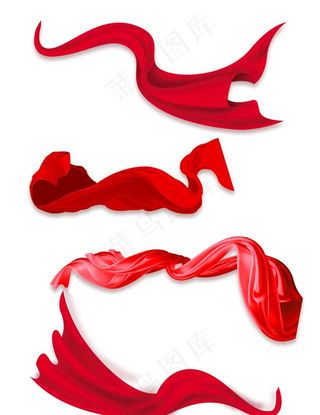 丝带红色飘带图片