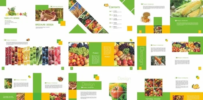 环保画册图片(5031x2551)psd模版下载