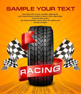轮胎海报图片