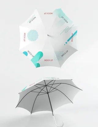 雨伞文创样机图片