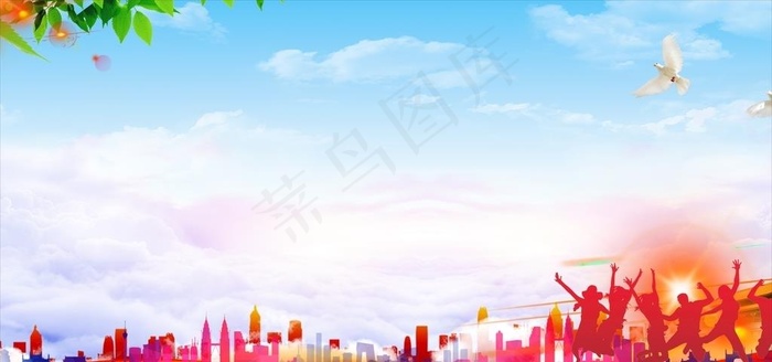 展板背景图片cdr矢量模版下载