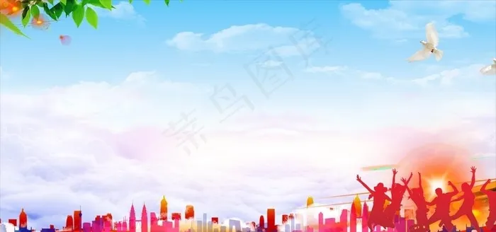 展板背景图片cdr矢量模版下载