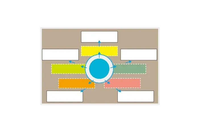 思维导图图片ai矢量模版下载