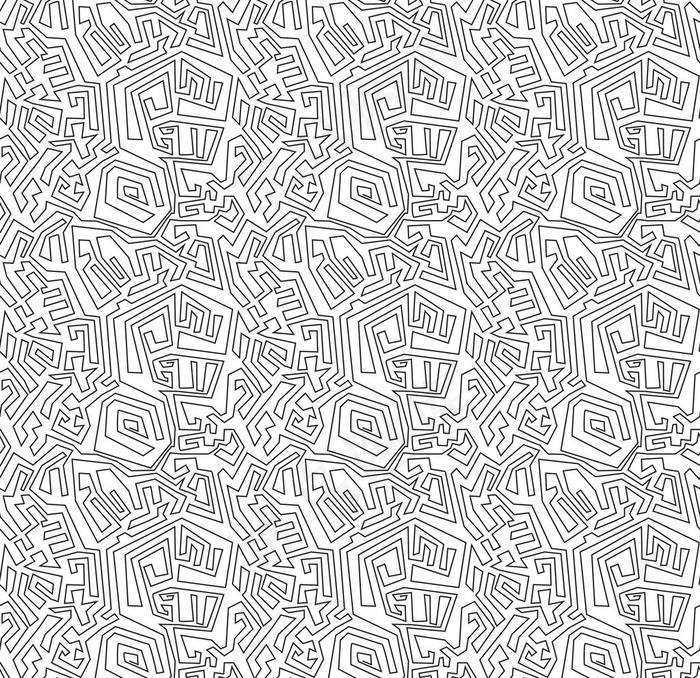 几何民族印花图案图片