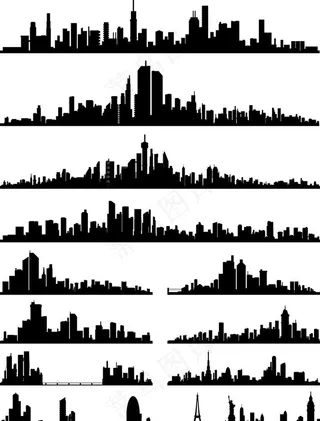 城市剪影图片