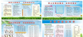 文明创建宣传栏图片