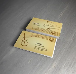 音乐名片图片