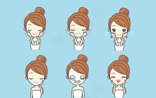 精致女孩美容护肤瑜伽图片