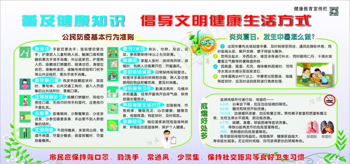 健康教育图片cdr矢量模版下载
