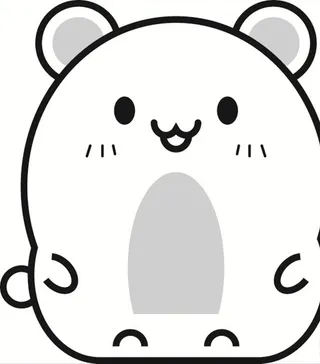 矢量小仓鼠图片