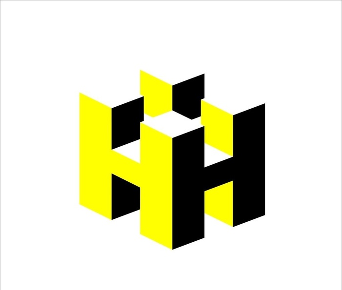 H字母标志图片cdr矢量模版下载