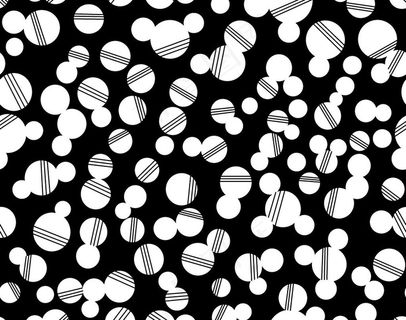 黑底白圆圈图片