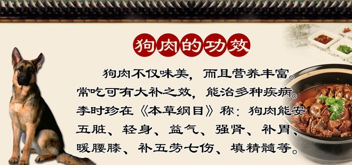 狗肉的功效图片(14173x7087)psd模版下载