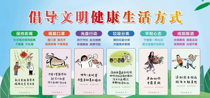倡导文明健康图片