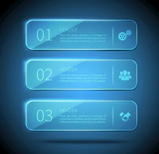 发光的科技按钮图片