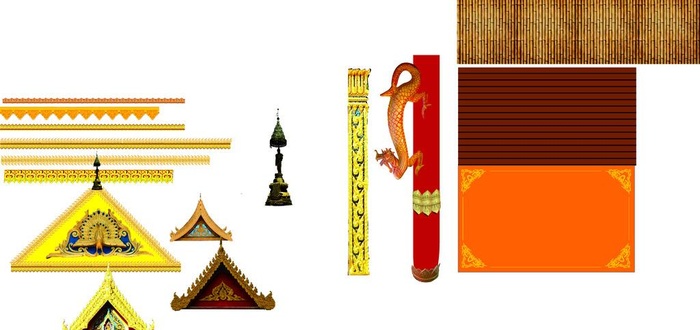 傣族屋檐风格图片