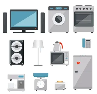 手绘卡通家电图片