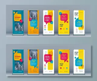 易拉宝设计图片