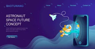 卡通科技素材图片