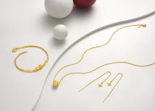 黄金首饰项链图片