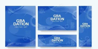 孟菲斯抽象炫彩海报 图片