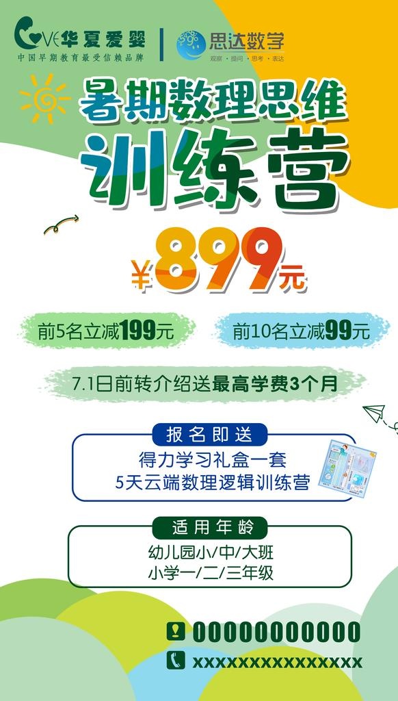 思维训练营图片(2480x4134)psd模版下载