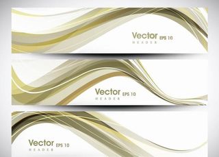 流畅动感线条 横幅图片